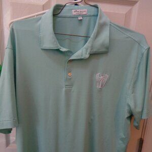 Peter Millar Men's Polo Shirt XL Green